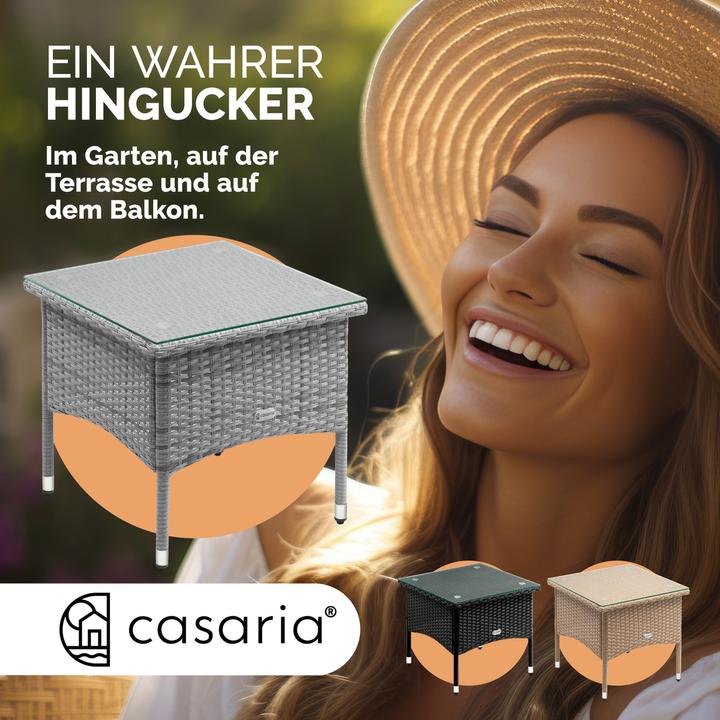 Produktbild Casaria Gartentisch Polyrattan