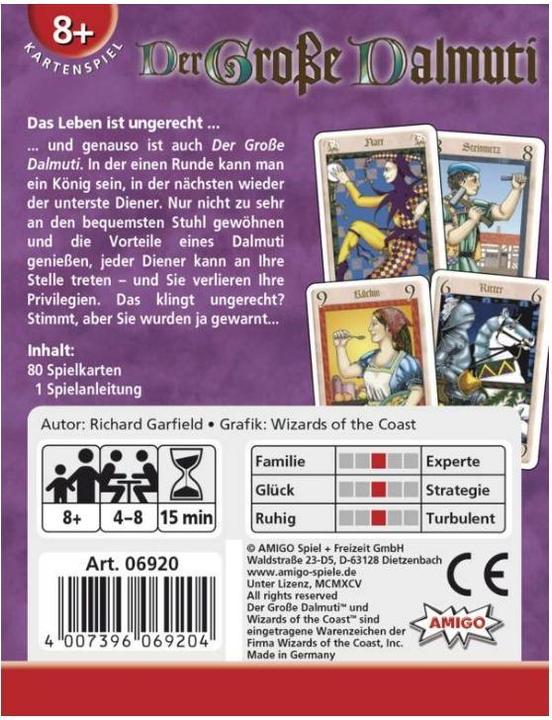 Produktbild Amigo Der grosse Dalmuti (Deutsch)