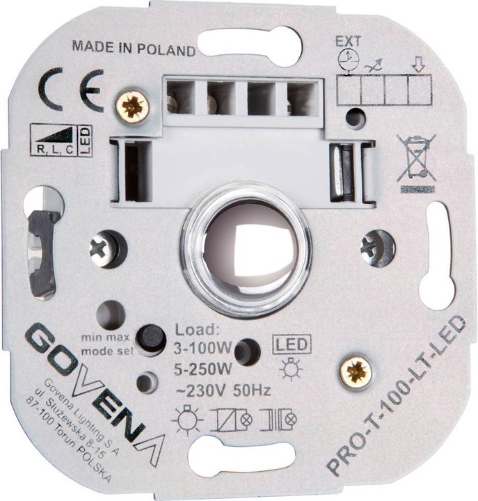 Actual product image Govena Lighting Universal touch dimmer 100 W