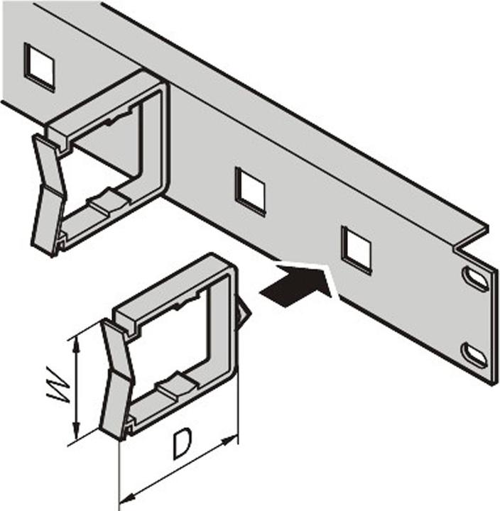 Actual product image Schroff Shunting panel