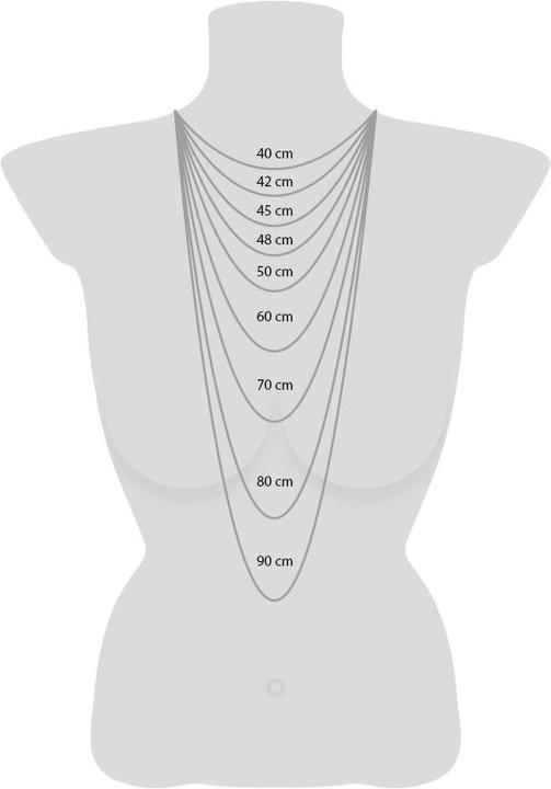 Immagine prodotto Engelsrufer Collana di pietra di luna (Argento 925 placcato oro, 50 cm)
