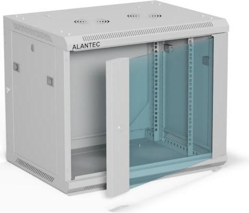 Produktbild Alantec 19 -Hängeschrank 9U 600 x 450 Farbe grau (9 HE, 19 Zoll Rack)