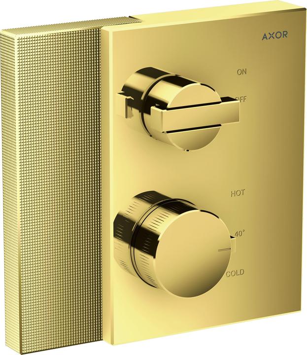 Produktbild Axor Edge Thermostat Unterputz mit Absperrventil, Diamantschliff