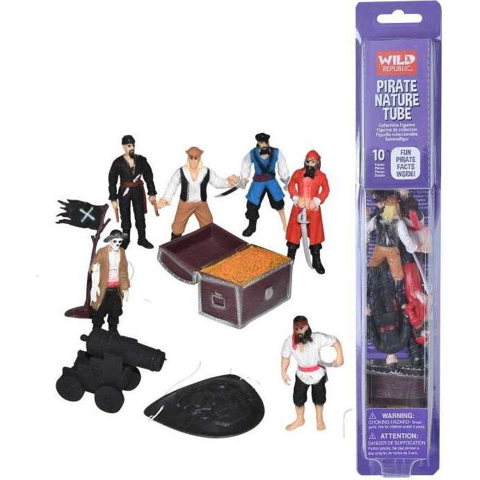 Wild Republic Natur Tube Piraten 10-teilig