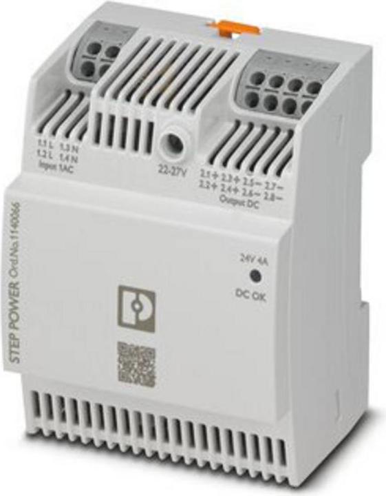 Actual product image Phoenix Contact Phoenix 1140066 STEP3-PS/1AC/24DC/4/PT Power Supply