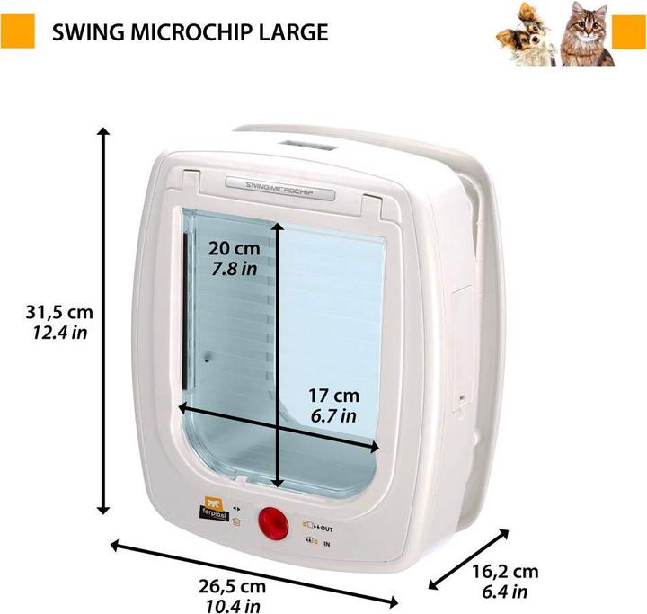 Produktbild Ferplast Swing Large (Mikrochip Katzenklappe)