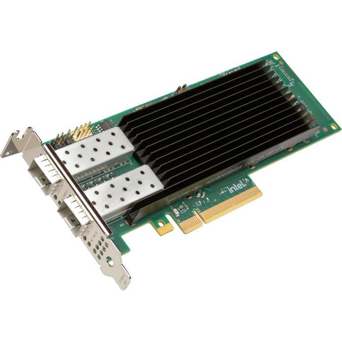 Intel ETHERNET E830-XXVDA2 (PCI Express Mini Card), Netzwerkkarte, Grün, Schwarz, Silber