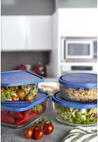 Actual product image Borgonovo igloo jar 22cm with blue lid