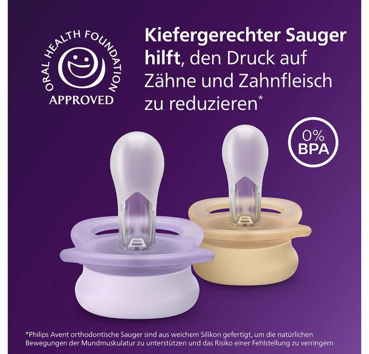 Actual product image Philips Avent Pacifier SCF075/13 ultra start (2x)