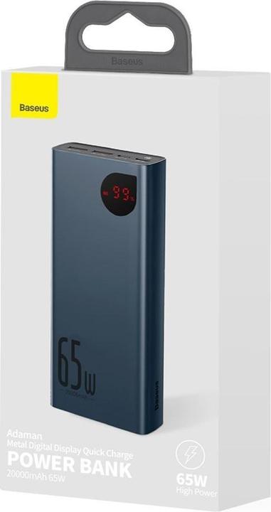 Produktbild Baseus Adaman (20000 mAh, 65 W, 74 Wh)