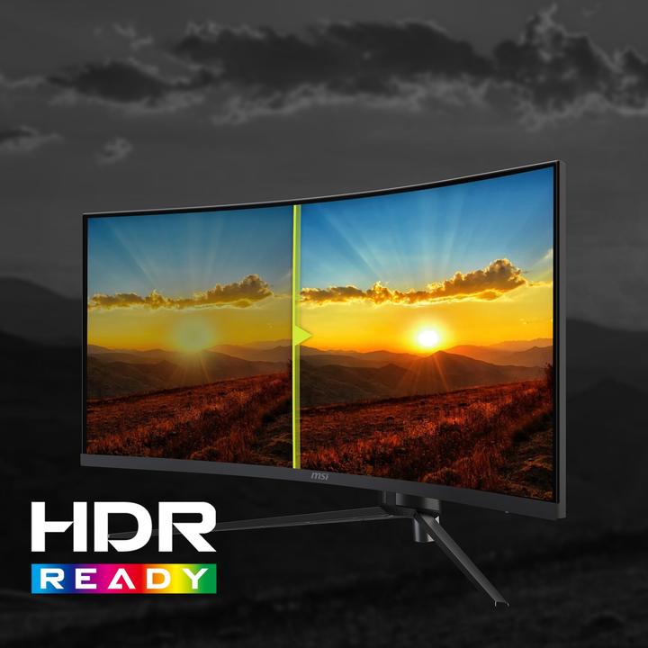 Produktbild MSI MAG 345CQR (3440 x 1440 Pixel, 34")