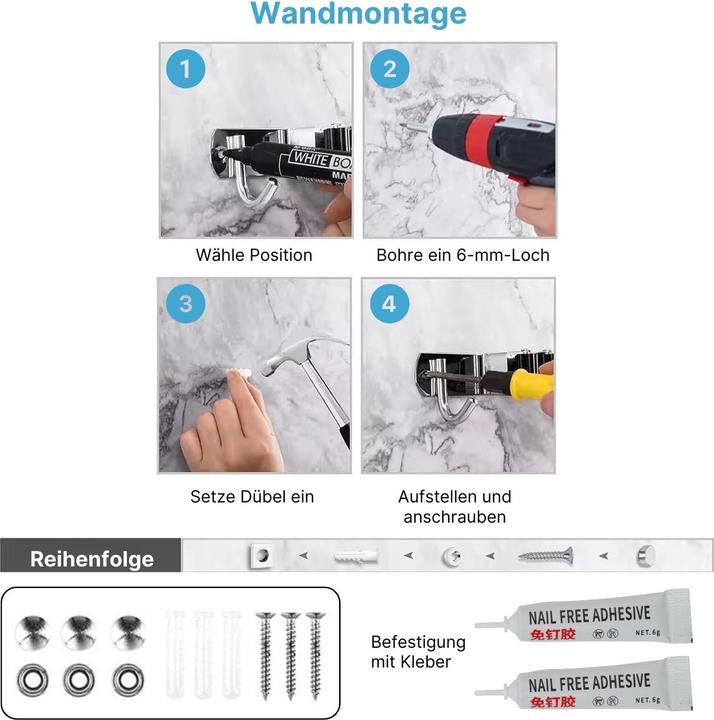 Actual product image Hermex Werkzeugleiste