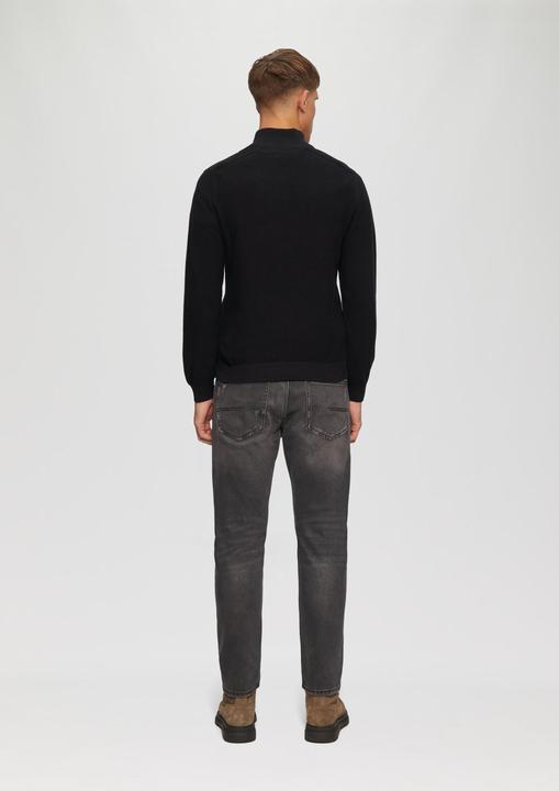 Produktbild S.Oliver Strickpullover Sportiver Strick-Troyer im Fabricmix (L)