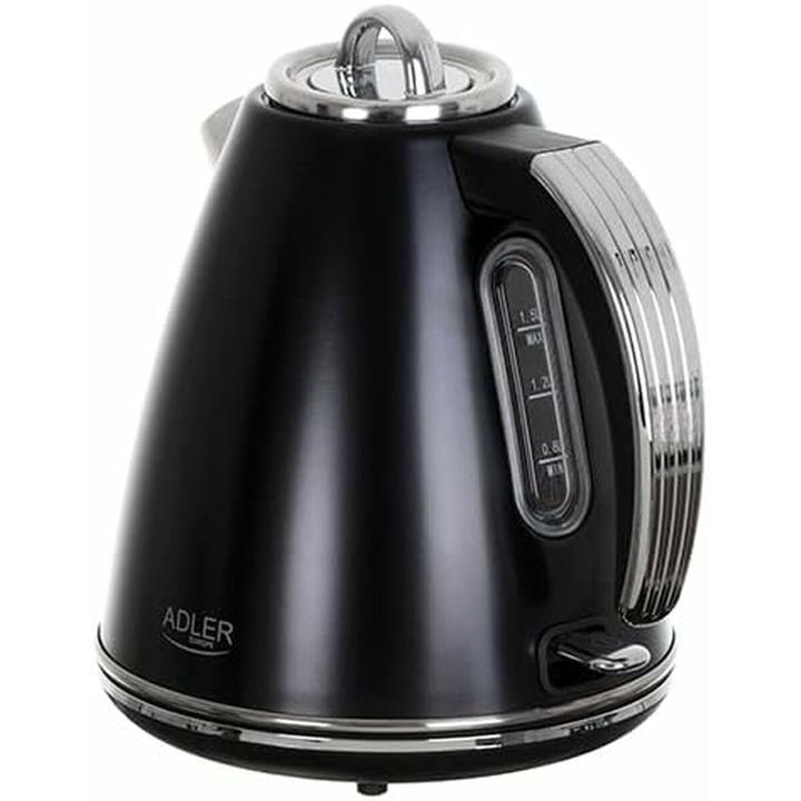 Image du produit Adler AD 1343b Electric, 2200 W, 1.5 L, Stainless steel, 360 ° rotational base, Black (1.50 l)