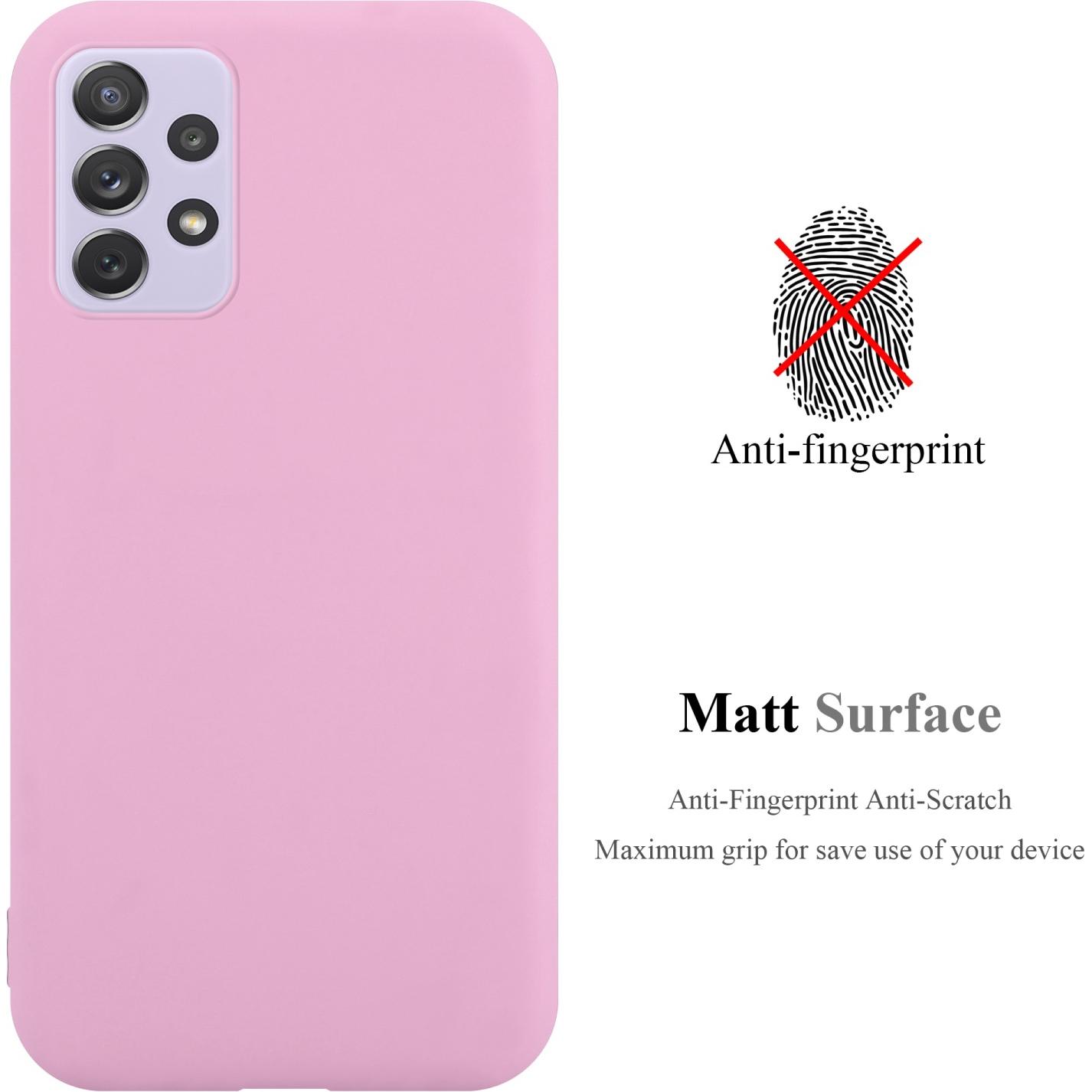 Thumbnail - Cadorabo TPU Candy Hülle für Samsung Galaxy A73 5G (Samsung Galaxy A73 5G), Smartphone Hülle, Rosa