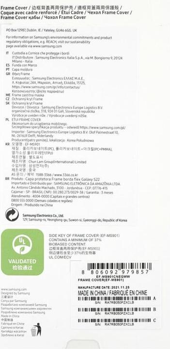 Productafbeelding Samsung Afdekraam (Samsung Galaxy S22+)