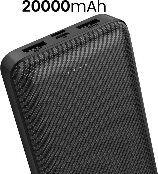 Immagine prodotto Eveready PX20B - Powerbank 20000 mAh 2x USB-A (nero) (5 W, 74 Wh)