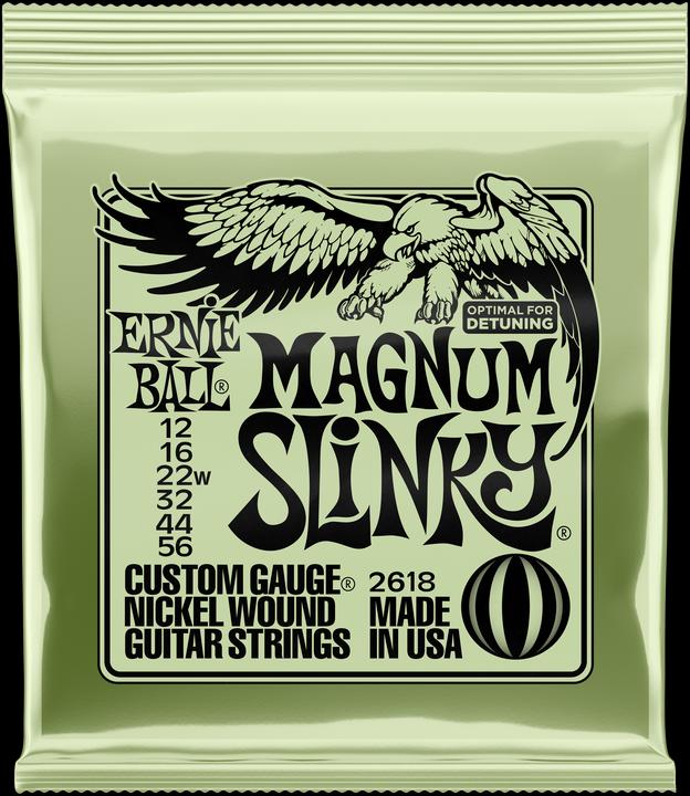 Ernie Ball Saitensatz, Slinky Nickel, Magnum 12-56 (6 x, E-Gitarre, 0.06")