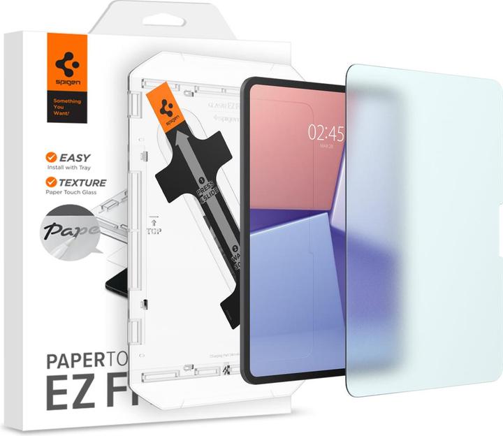 Actual product image Spigen Paper Touch EZ Fit iPad Pro 11 2024 Screen Protector (1 pcs., Apple iPad Pro 11 2024)