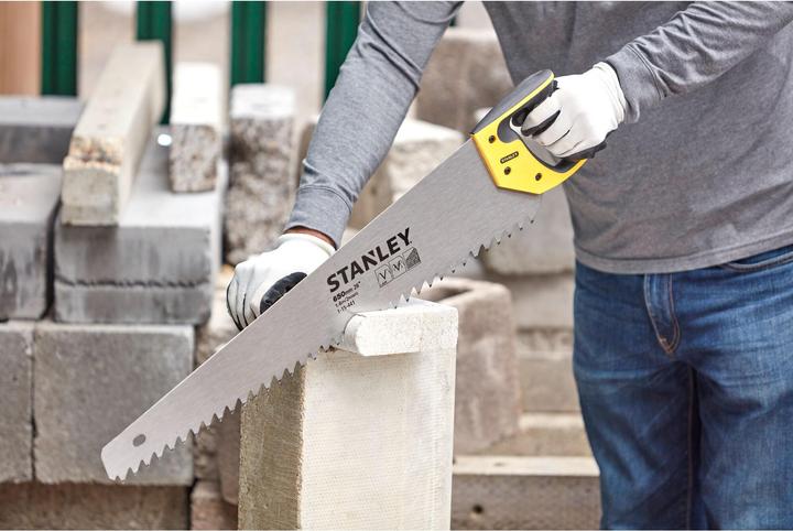 Productafbeelding Stanley Cellenbetonzaag HP (650 mm lengte, 1,2 tanden/inch, Hardpoint vertanding, handgreep met 45°/90°