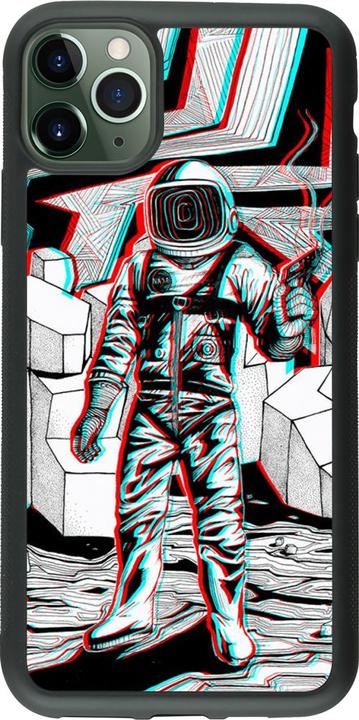 Image du produit PhoneLook Coque Silicone rigide noir Anaglyph Astronaut (Apple iPhone 11 Pro Max)