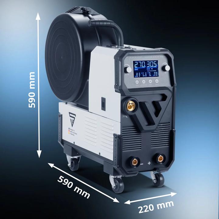 Actual product image Stahlwerk Welding machine MIG MAG 270 Digital IGBT 4-in-1 inverter with 270 A