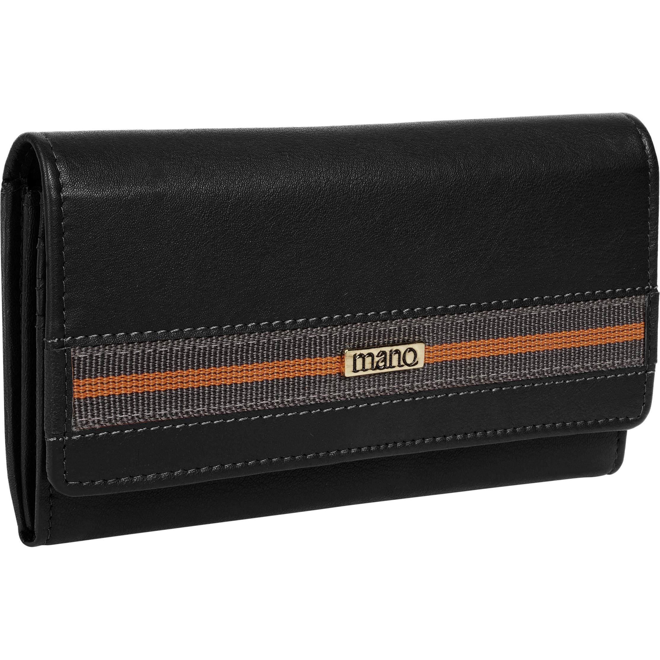 Mano, Portemonnaie, Geldbörse, Schwarz