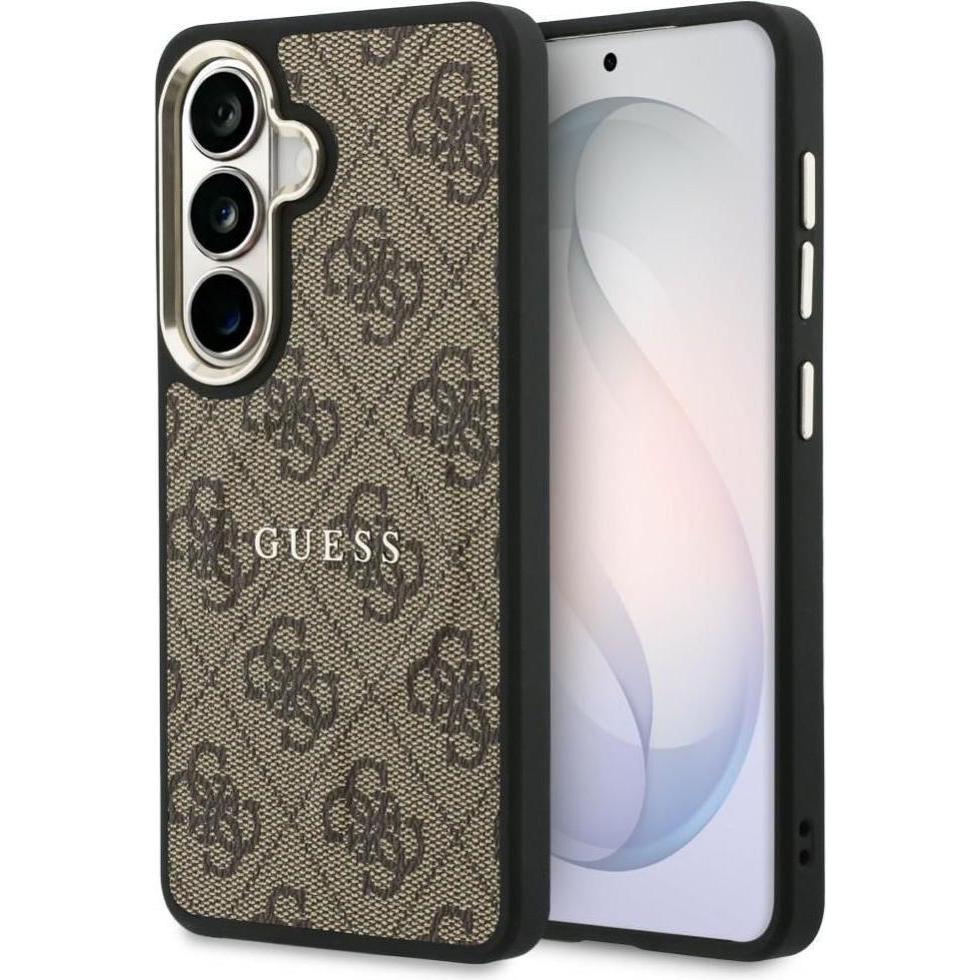 Guess - 4G Embossed Ring MagSafe (GUHMS26MP4MSEGCW) - Samsung Galaxy S26 Plus - Brown (Samsung Galaxy S26), Cover smartphone, Marrone