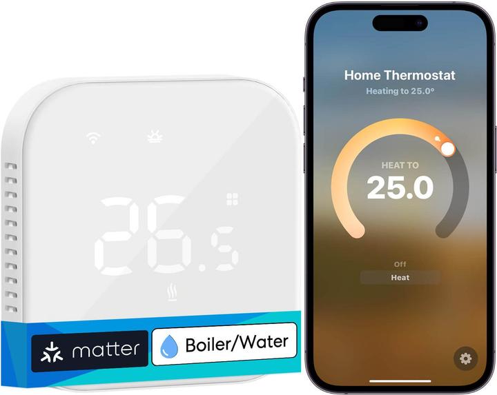 Actual product image Meross Smart Wi-Fi Thermostat for Boiler/Water Heating System