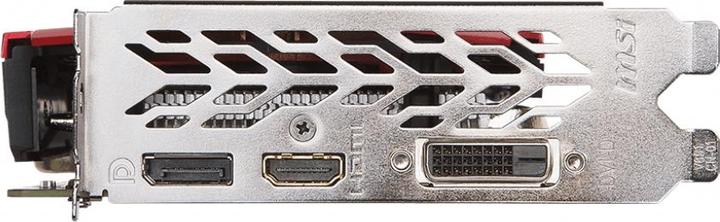 Actual product image MSI GeForce GTX 1050 Ti Gaming X 4G (4 GB)