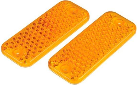 Produktbild Unitec Seitenreflektor eckig, 2 Stk,gelb
