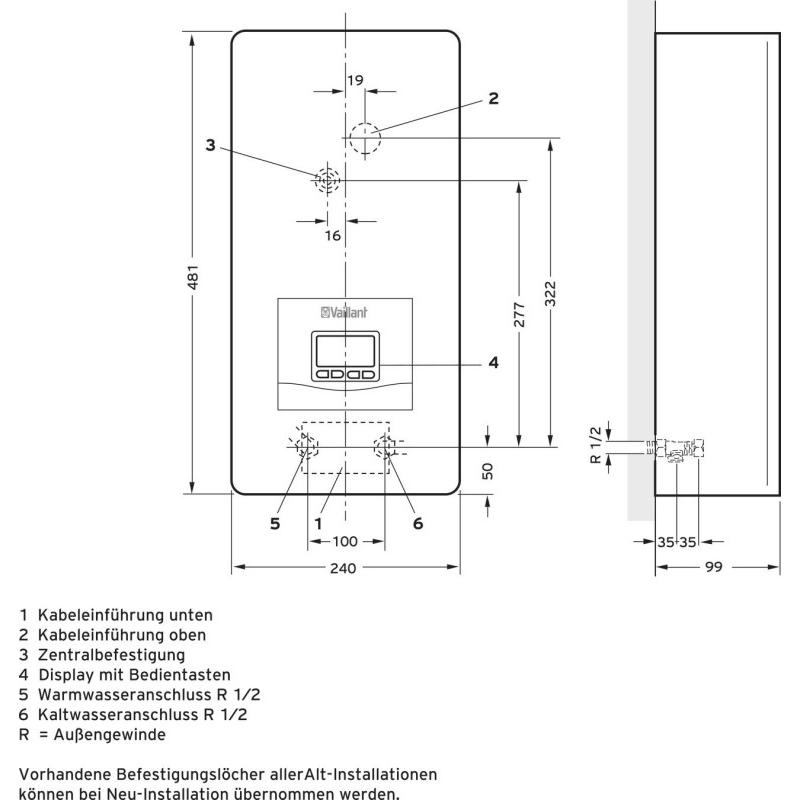 Thumbnail - Vaillant, Warmwassergerät, VED E 21/8 P