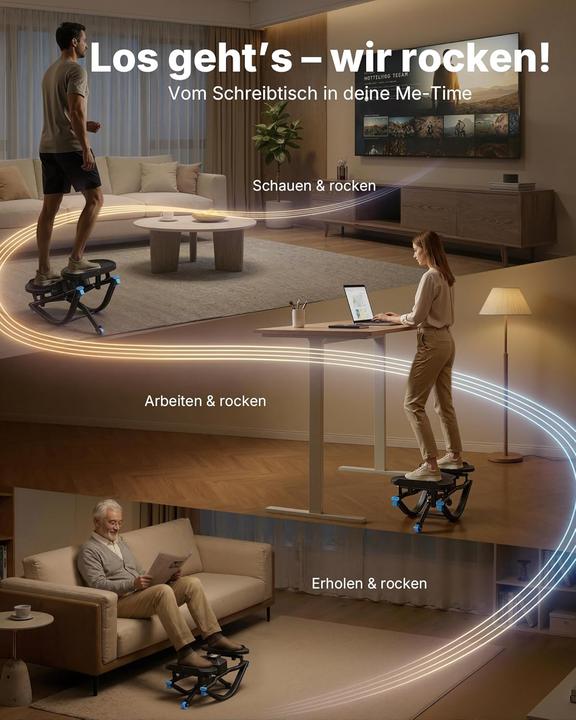 Actual product image Merach Stepper mit LCD-Display