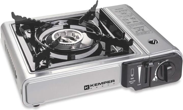 Kemper Camping Gaskocher integrierter Piezozündung