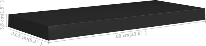 Actual product image vidaXL Wandregal (23.50 x 60 x 3.80 cm)