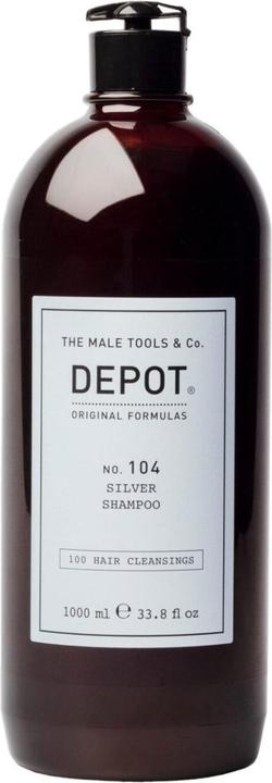 Actual product image Depot No. 104 Silver Shampoo 1000ml 1000ml (Liquid shampoo, 1000 ml)