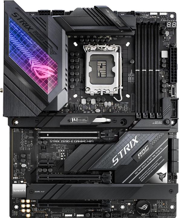 Produktbild ASUS ROG Strix Z690-E Gaming Wifi (LGA 1700, Intel Z690 (DDR5), ATX)