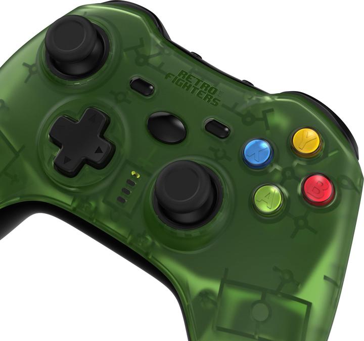 Actual product image Retro Fighters Hunter 360 - Green - Wireless Controller - Microsoft Xbox 360 (PC, Switch)
