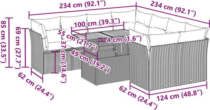 Produktbild vidaXL Anna