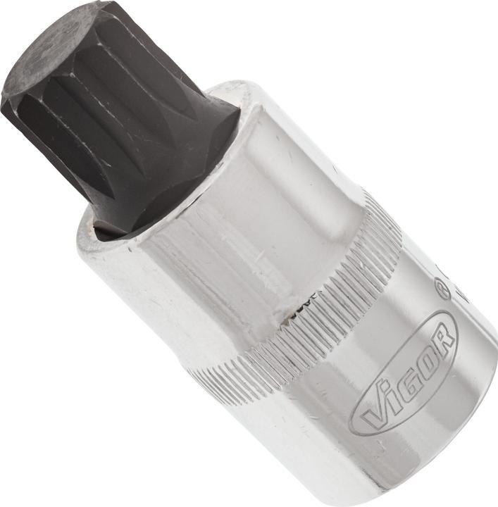 Produktbild Vigor Innenvielzahn Schraubendreher-Einsatz (XZN) ∙ V2100 ∙ Vierkant12,5 mm (1/2 Zoll) ∙ Innen Viel… (16 mm)