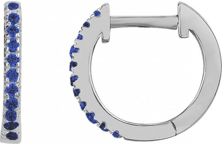 Passion Creole In Argento Rodiato - Zaffiro Sintetico (925 Argento)