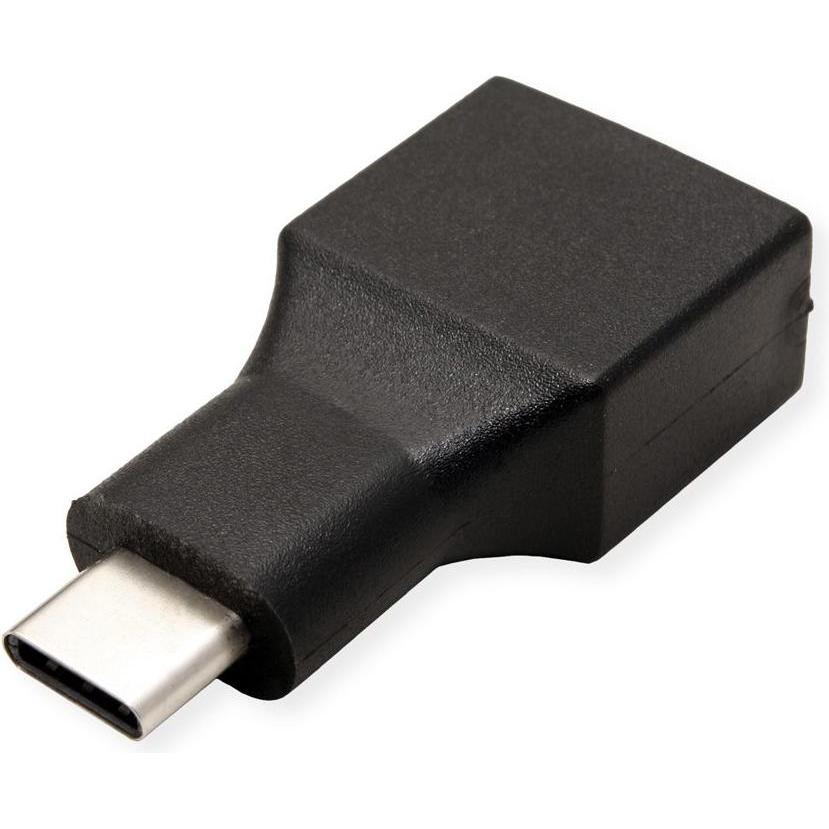 Thumbnail - Value USB3.1 Type C Adapter. C-A. M/F. Black. OTG, Netzwerk Zubehör
