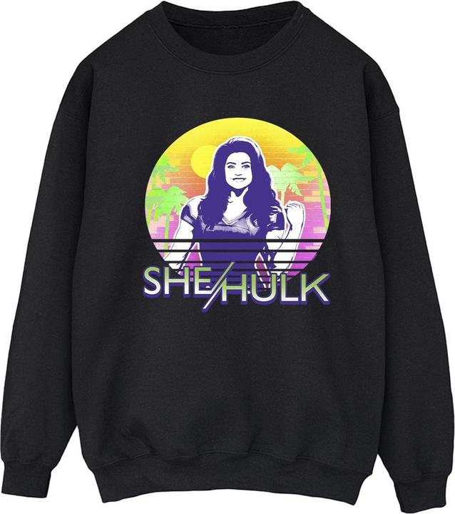 Image du produit - Sweat SHE-HULK: ATTORNEY AT LAW SUNSET SMILE - Femme (M)