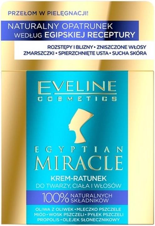 Actual product image Eveline Egyptian Miracle Cream Cream-Rescue For Face.Body And Hair 40Ml (40 ml)