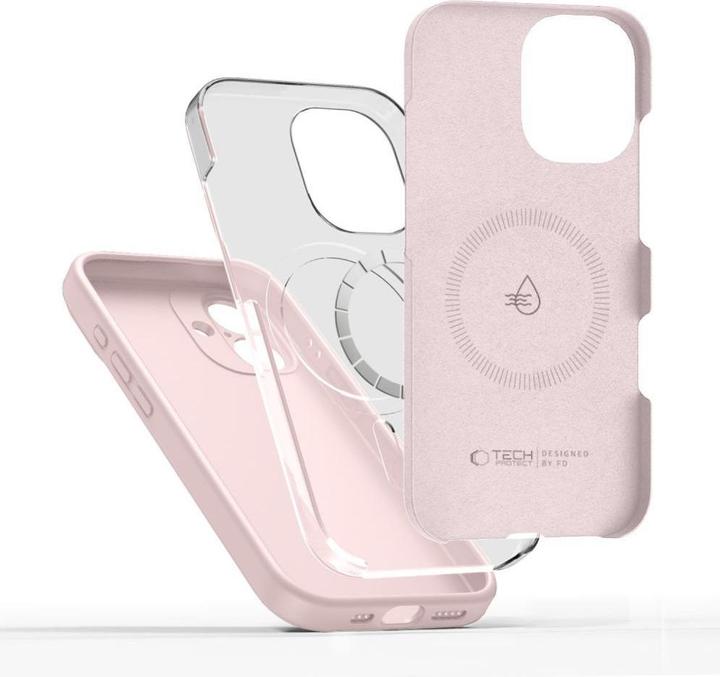 Produktbild Tech-Protect Silicone MagSafe Case for iPhone 17 - Pink (Apple iPhone 17)