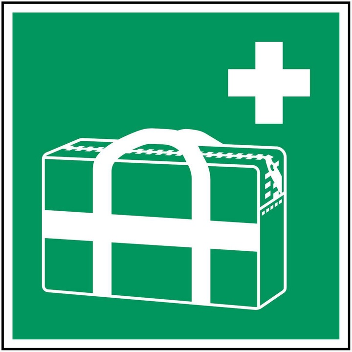Produktbild Brady ISO-Sicherheitsschild - Arzt-Notfalltasche