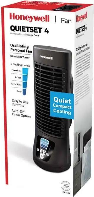 Actual product image Honeywell QuietSet Slim Mini tower fan (46 dB)