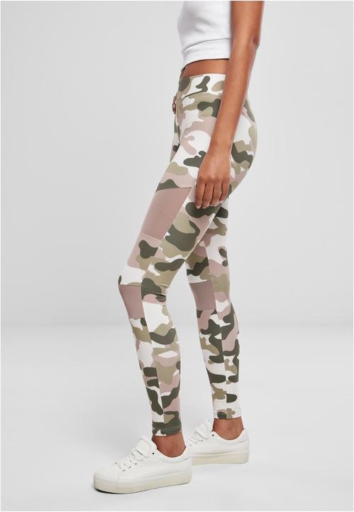 Actual product image Urban Classics Ladies Camo Tech Mesh Leggings (XS, S)