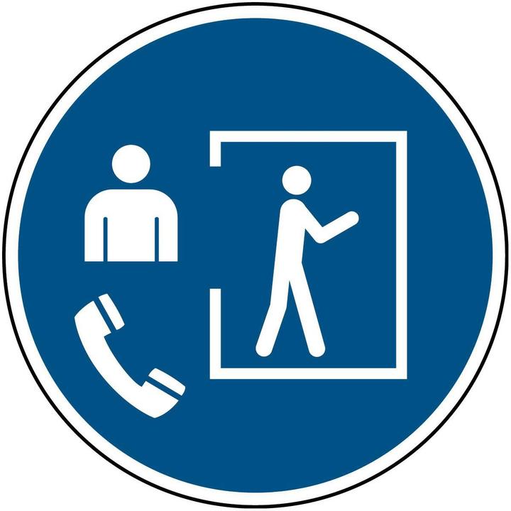 Actual product image Brady ISO safety sign - entry only with supervisor outside