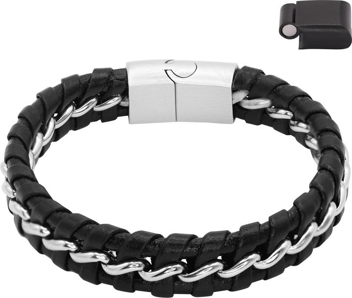 Immagine prodotto Heideman Bracciale in pelle Laurin (23 cm, 100% pelle)